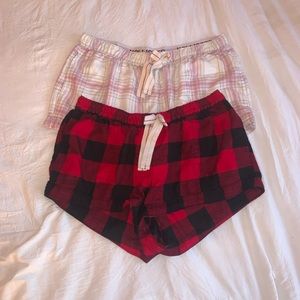 hollister sleep shorts (2 pairs)